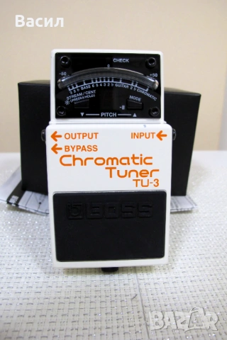 Boss TU-3 – Тунер за китара и бас, снимка 2 - Китари - 53065652