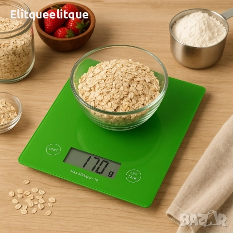 Кухненска везна Voltz, 5 кг., 2хААА батерии, LCD екран