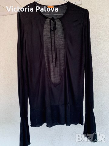 Тънка блуза JELO интересен модел, снимка 7 - Блузи с дълъг ръкав и пуловери - 36956852