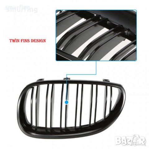  Бъбреци за БМВ Е60 Е61/ BMW E60 E61 Черен Гланц Двойни M5 визия , снимка 2 - Аксесоари и консумативи - 34963894