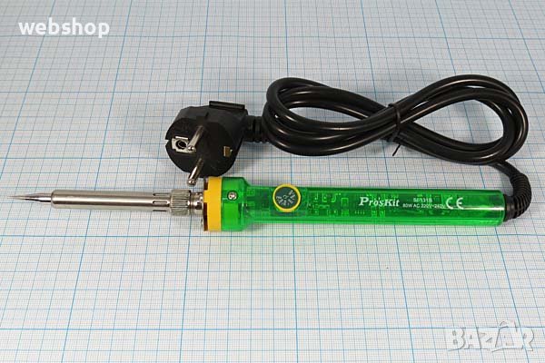 Качествен Поялник Proskit , керамичен нагревател, регулируем, 220VAC, 80W, снимка 2 - Поялници и запояване - 38768609