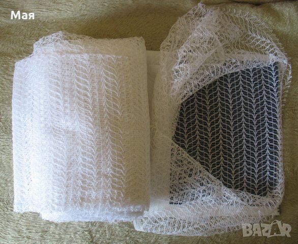 Бяла дантела за перде