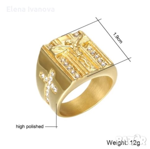 Уникален пръстен от висококачествена медицинска стомана, снимка 4 - Пръстени - 43839957