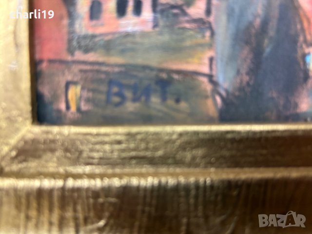 Красива рамкирана картина Г. Витанов , снимка 9 - Картини - 43642737