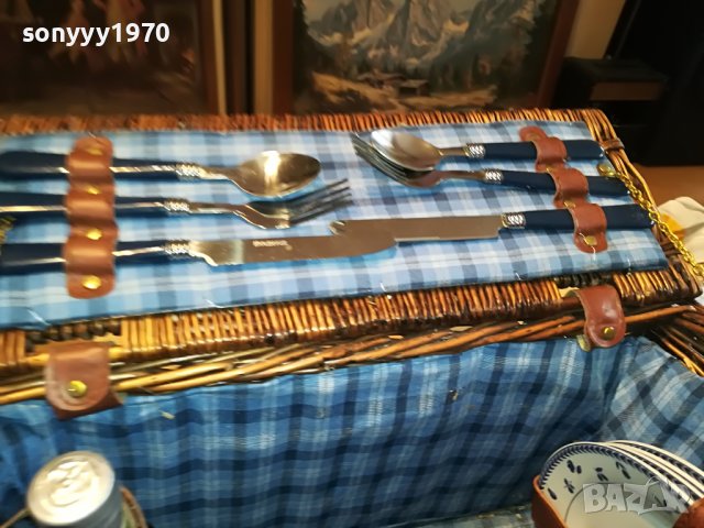 ЧАНТА ЗА ПИКНИК ВНОС ГЕРМАНИЯ 1104239843, снимка 8 - Антикварни и старинни предмети - 40330152