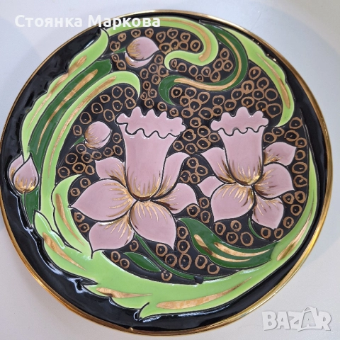 Две авторски декоративни чинии за стена, снимка 2 - Декорация за дома - 52996817