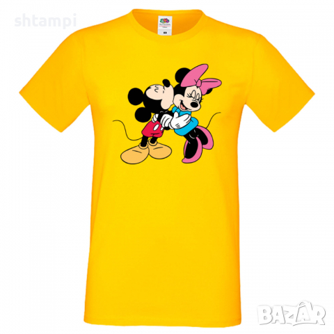 Мъжка тениска Mickey & Minnie Подарък,Изненада,Рожден ден, снимка 10 - Тениски - 36575360