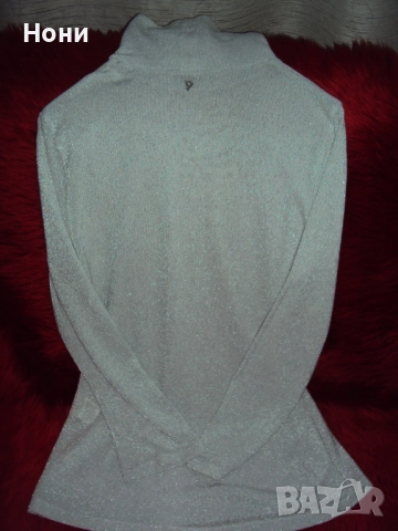 Марково поло блестящо купено от Италия ръст М, снимка 5 - Блузи с дълъг ръкав и пуловери - 52803367