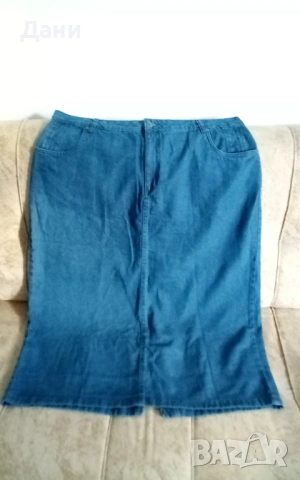 Пола деним за едра дама