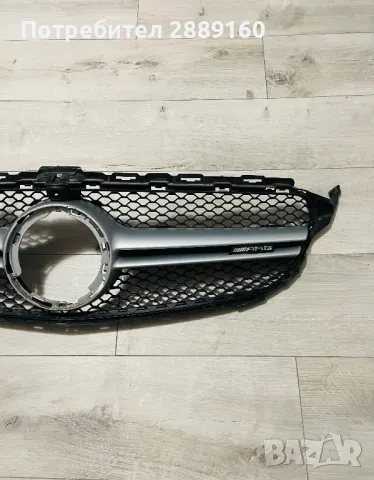 Оригинална AMG решетка за Mercedes C class W205 след 2018г, снимка 2 - Части - 49522222
