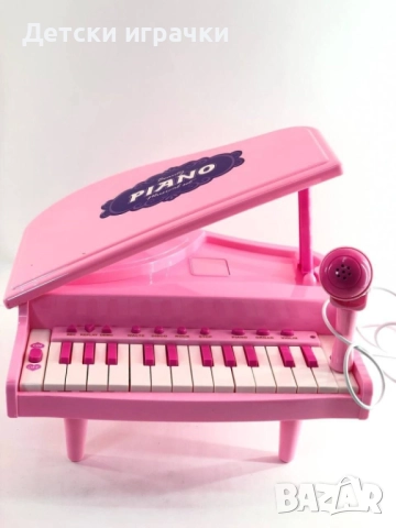 Детско пиано с микрофон, музикална играчка , снимка 7 - Музикални играчки - 52797916
