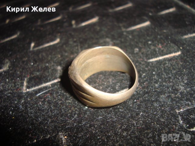 БРОНЗОВ СТАР МАСИВЕН КЛАСИЧЕСКИ ПРЪСТЕН 20788, снимка 7 - Антикварни и старинни предмети - 32318390