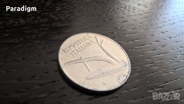 Монета - Италия - 10 лири | 1973г., снимка 2 - Нумизматика и бонистика - 27497776