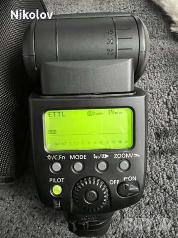 Светкавица Canon Speedlite 580 EX II, снимка 2 - Светкавици, студийно осветление - 43538752