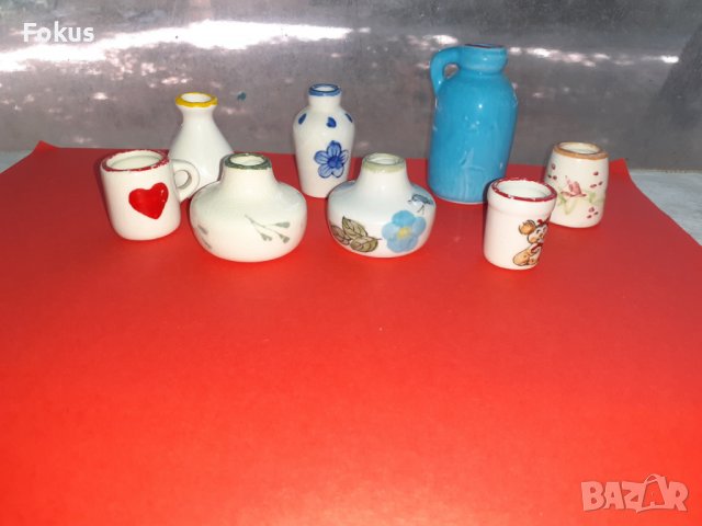 Лот миниатюри порцелан и керамика, снимка 4 - Антикварни и старинни предмети - 37634871