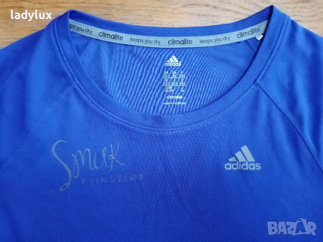 Adidas ClimaLite, Оригинална, Размер XS/S. Код 1763, снимка 7 - Тениски - 36905618