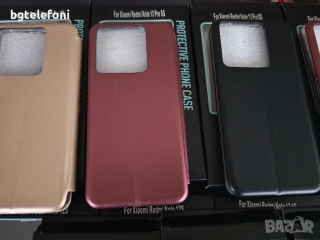 Xiaomi Redmi 12,Note 12 4G/5G,Note 13 4G/5G,Note 12 Pro /13 Pro тефтер, снимка 10 - Калъфи, кейсове - 48395849