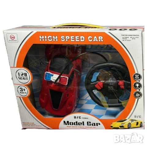 Полицейска кола с дистанционно управление – Висока скорост и много забавление, снимка 4 - Коли, камиони, мотори, писти - 51067102