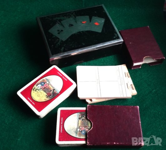 Винтидж тесте карти за игра Johnnie Walker Whisky Golfing Slip Case, снимка 7 - Антикварни и старинни предмети - 43254726