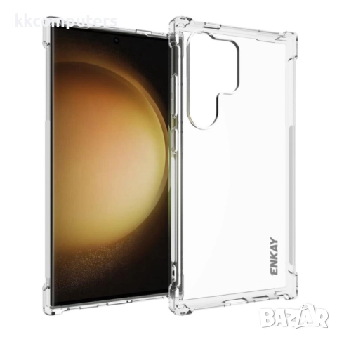 Samsung Galaxy S24 Ultra 5G ENKAY Силиконов Калъф и Протектор
