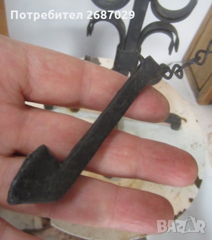 Свещници:  Железният светилник, троен свещник или пепелник, Африка, глава,  животно, снимка 5 - Други - 32364050