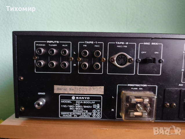 Sanyo model DCA 200UM/ Усилвател, снимка 11 - Ресийвъри, усилватели, смесителни пултове - 51850132
