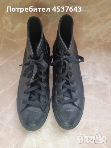 Кожени високи обувки Converse