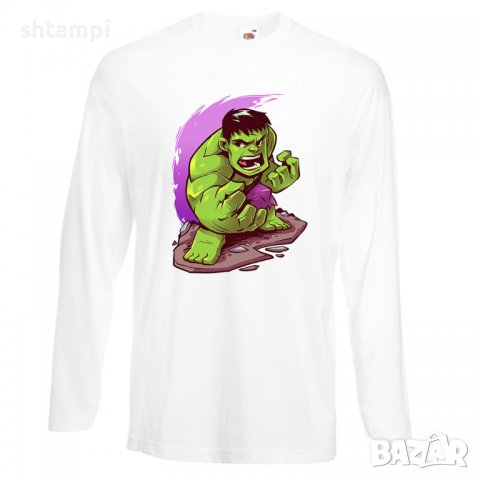 Мъжка тениска Marvel Hulk Игра,Изненада,Подарък,Геймър,, снимка 4 - Тениски - 36790635