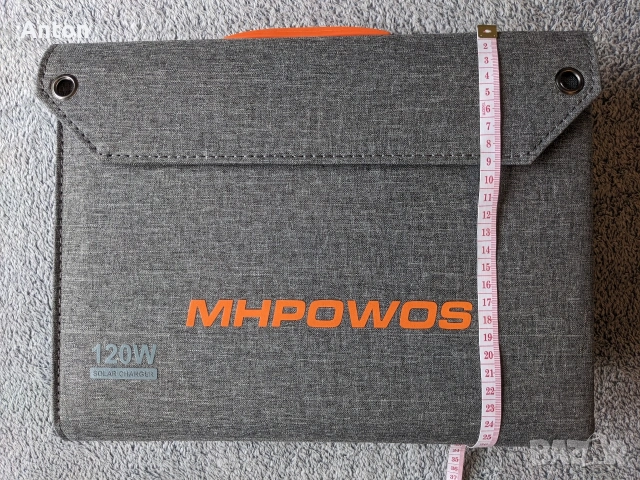 Високоефективен соларен панел 120W. Лек и сгъваем, снимка 8 - Друга електроника - 53235083