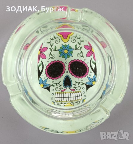 Стъклен ПЕПЕЛНИК, снимка 4 - Други стоки за дома - 28584769