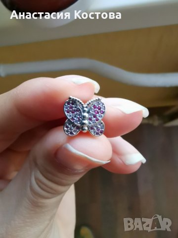 Сребърен талисман за гривна Пандора 