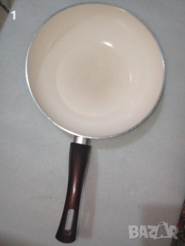 Алуминиев емайлиран тиган , снимка 2 - Съдове за готвене - 52443565