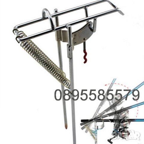 Автоматична самозасичаща стойка за въдица, снимка 4 - Въдици - 38386262