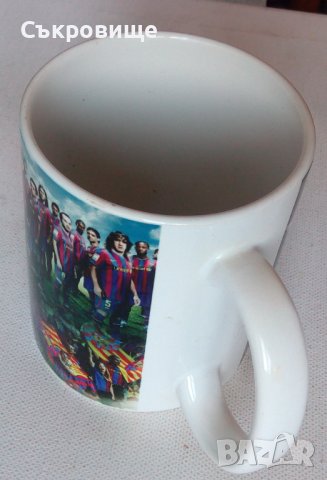 Чаша Барселона емблема и футболисти сувенир, снимка 5 - Колекции - 43859023