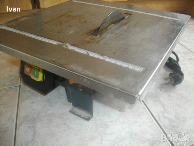 600 Вата-ф180мм-Машина Мокро-Сухо Рязане Плочки-Почти Нова-Реже 33 мм-Отлична