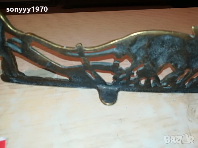 ОРАН-КОНЕ Х 2БР МЕД/МЕСИНГ-ВНОС АНГЛИЯ 1605222057, снимка 14 - Антикварни и старинни предмети - 36782557