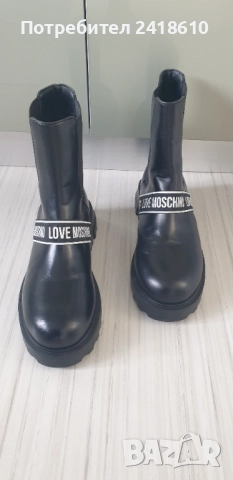 Love Moschino Size 39/25см ОРИГИНАЛ! Дамски Боти!, снимка 4 - Дамски боти - 52166563