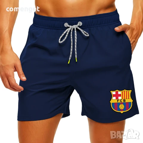 ЛЯТО 2025! Мъжки бански / плувни шорти BARCELONA / БАРСЕЛОНА - 3 хитови цвята!