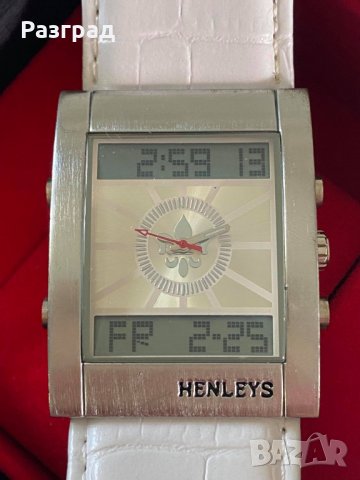 Мъжки lcd часовник Henleys, снимка 4 - Мъжки - 33309873