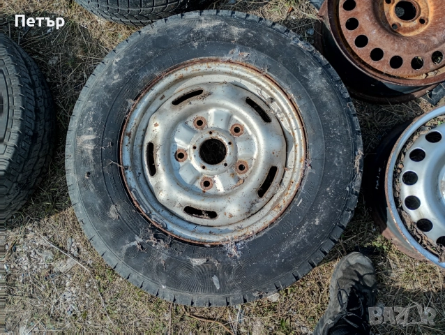 1брой Железна джанта с гума 16ска Форд транзит 2001-2014г
