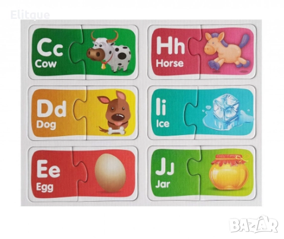 Образователен пъзел, „  Аз уча английски“, снимка 2 - Други - 52629921