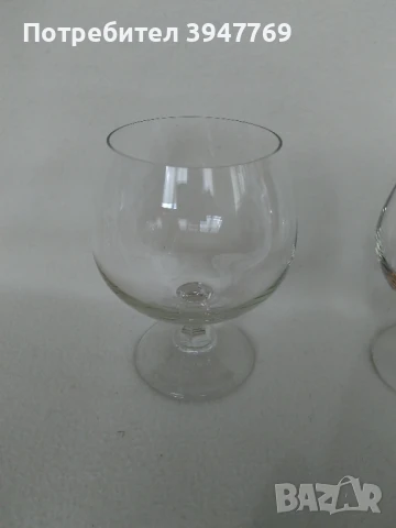 6 стъклени чаши за коняк , снимка 3 - Чаши - 51379100