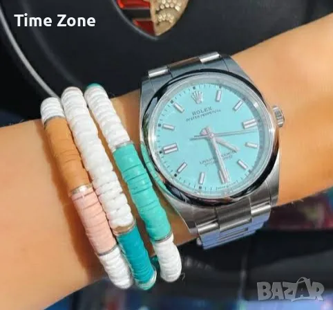 Rolex Oyster Perpetual 36mm Steel Tiffany Blue Dial Automatic Дамски Различни Варианти, снимка 7 - Дамски - 48183241