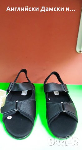 Английски дамски сандали естествена кожа-2 цвята, снимка 6 - Сандали - 28725714