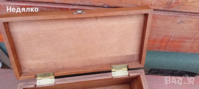 Стара дървена кутия за бижута, снимка 8 - Антикварни и старинни предмети - 43435068