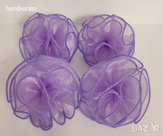 Лилави кордели, панделки за коса, снимка 2 - Други - 39897776