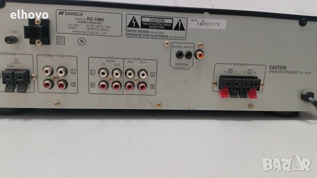 Ресивър Sansui RZ-1900, снимка 3 - Ресийвъри, усилватели, смесителни пултове - 28870182