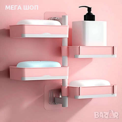 Въртящ се органайзер за баня или кухня с 4 нива, снимка 2 - Други стоки за дома - 52920060