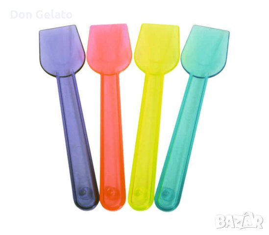 Пластмасови лъжички за сладолед – 8см