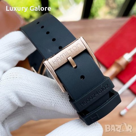 Мъжки часовник Hamilton Ventura 75th Anniversary с aвтоматичен механизъм, снимка 4 - Луксозни - 36722775